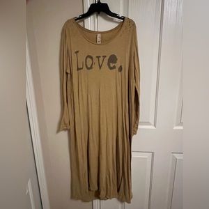 Magnolia Pearl long sleeved LOVE dress.